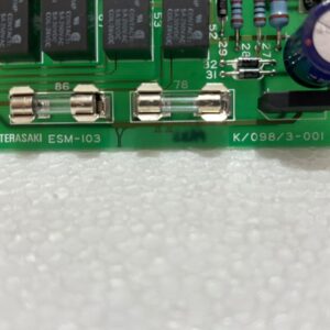 High-quality green electronic circuit board with capacitors and connectors for industrial applicatio.